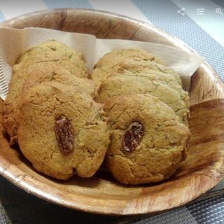 母の日にホットケーキミックス卵無しほうじ茶クッキー